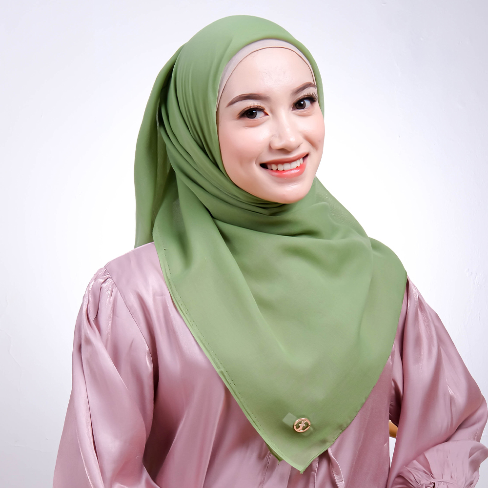 Kerudung Segiempat Paris Jadul - Shaima